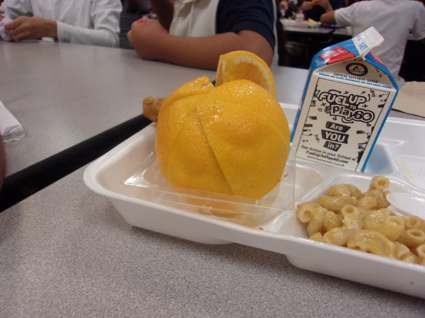 student lunch meal
