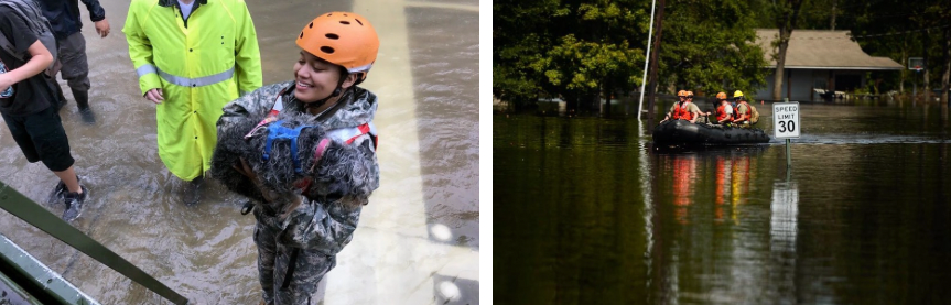 Recovery efforts after Hurricane Harvey