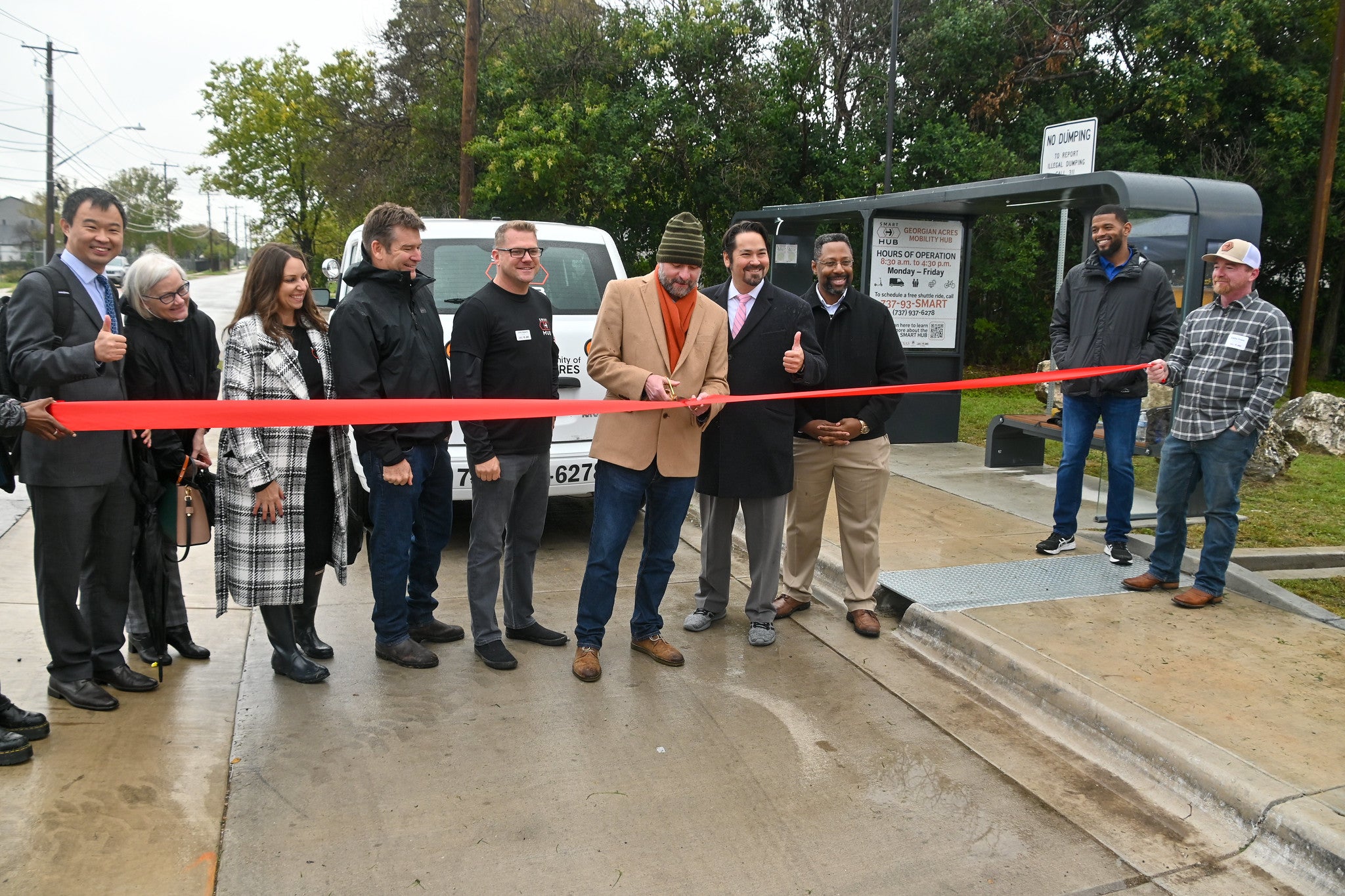 Ribbon cutting