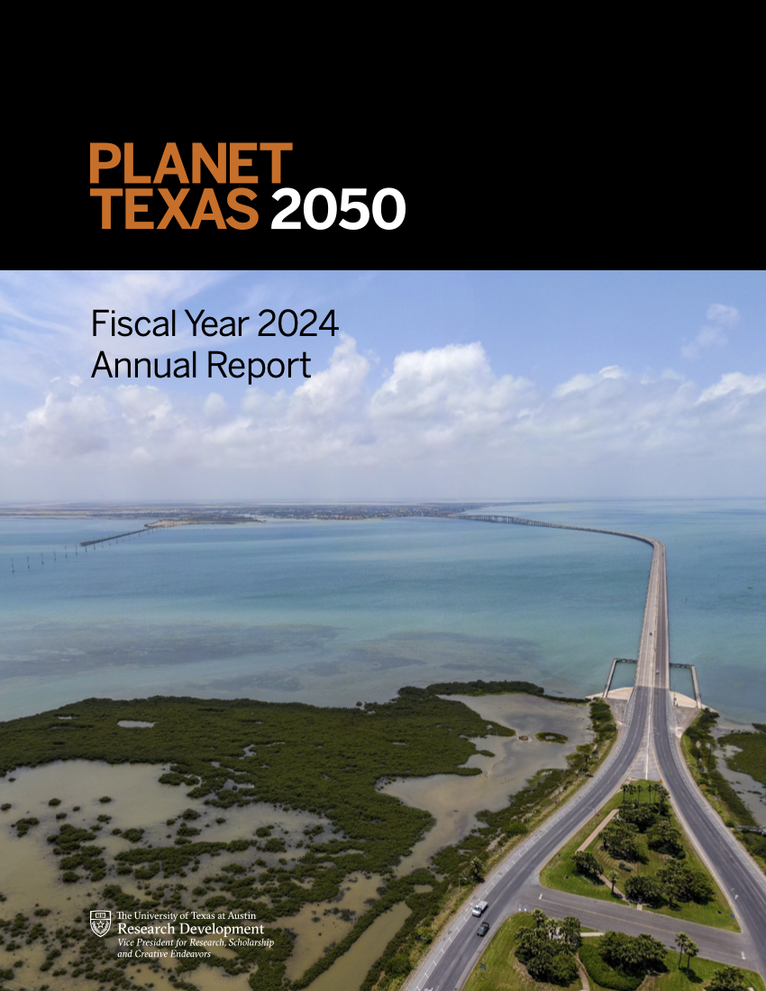 Planet Texas 2050 2024 Annual Report 