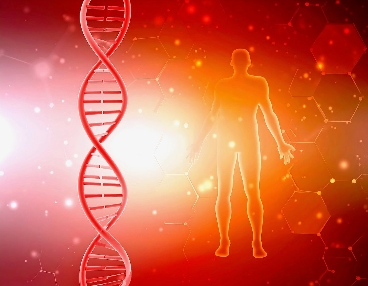 stock photo with DNA