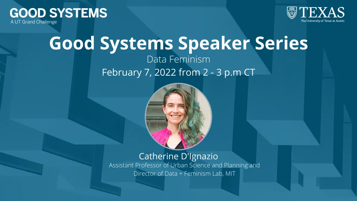 Infographic with talk title, date, time, and headshot of speaker