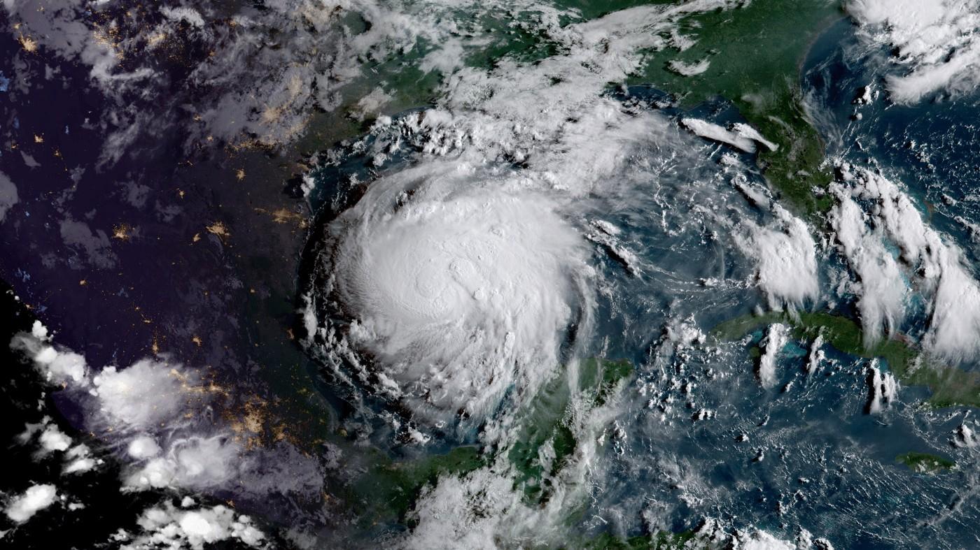 Hurricane Harvey from space