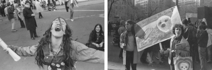 Marchers in NYC