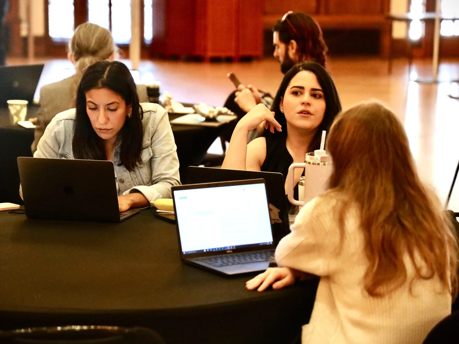 Researchers at work on their proposals at WCWH's inaugural flash funding competition Researchers at work on their proposals at WCWH's inaugural flash funding competition