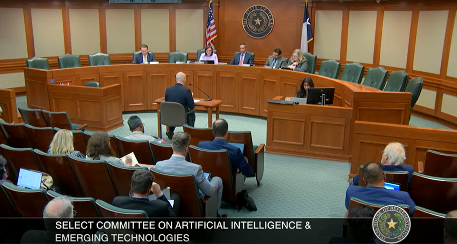 School of Information Professor Matthew Lease testifies at the Texas House Select Committee on AI and Emerging Technologies (April 29, 2024)