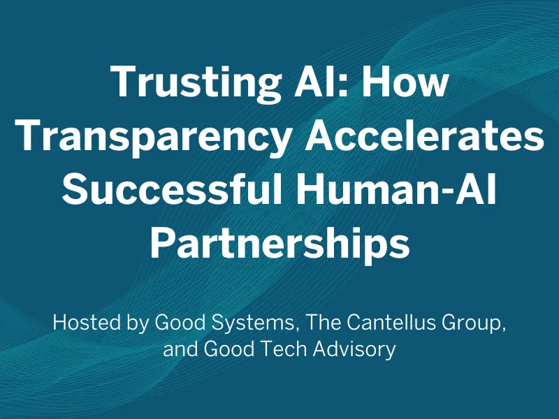 Trusting AI: How Transparency Accelerates Successful Human-AI Partnerships