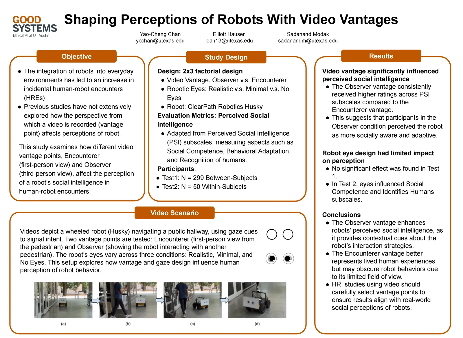 Shaping Perceptions of Robots Poster