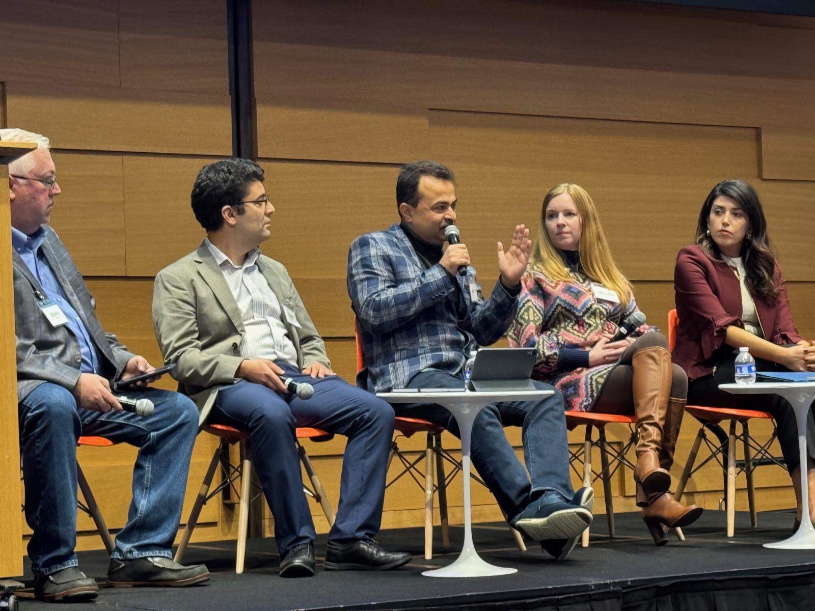 Austin AI Alliance Executive Director Sean Bauld (left), at the Alliance’s State of AI in Austin event in February. Austin Mayor Pro Tem Vanessa Fuentes is on the right. Austin AI Alliance Executive Director Sean Bauld (left), at the Alliance’s State of AI in Austin event in February. Austin Mayor Pro Tem Vanessa Fuentes is on the right.