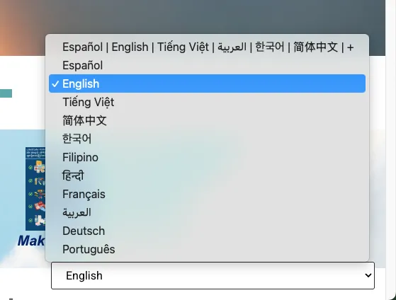 The portal promotes inclusivity by displaying languages in their native names and scripts. The portal promotes inclusivity by displaying languages in their native names and scripts.