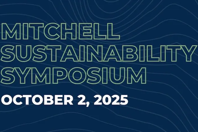 Mitchell Sustainability Symposium 2025 banner