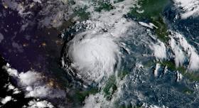 Hurricane Harvey from space