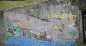 paint on wall