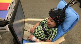 A child in Adam Grabell's SEED Lab