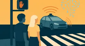 At the Crosswalk: Who Does AI See? A UT Austin research team is investigating how appearance affects driver behavior—and how those patterns could be replicated in autonomous vehicles.