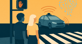 At the Crosswalk: Who Does AI See? A UT Austin research team is investigating how appearance affects driver behavior—and how those patterns could be replicated in autonomous vehicles.