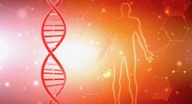 stock photo with DNA