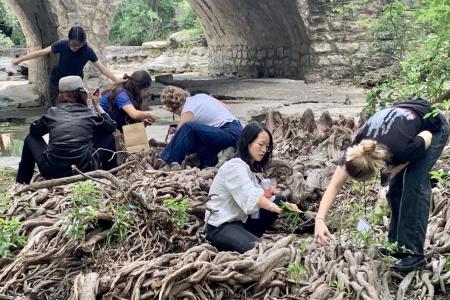 The 2024 group participates in the Planet Texas 2050-supported Climate Justice with Youth Summer Institute.