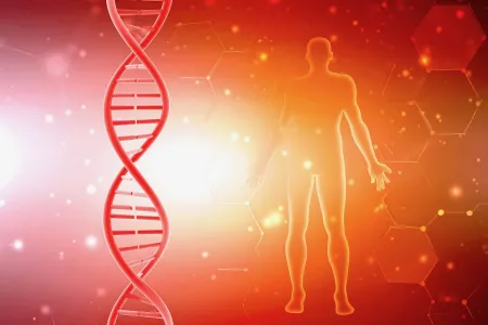 stock photo with DNA