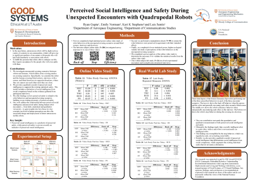 Perceived Social Intelligence and Safety poster